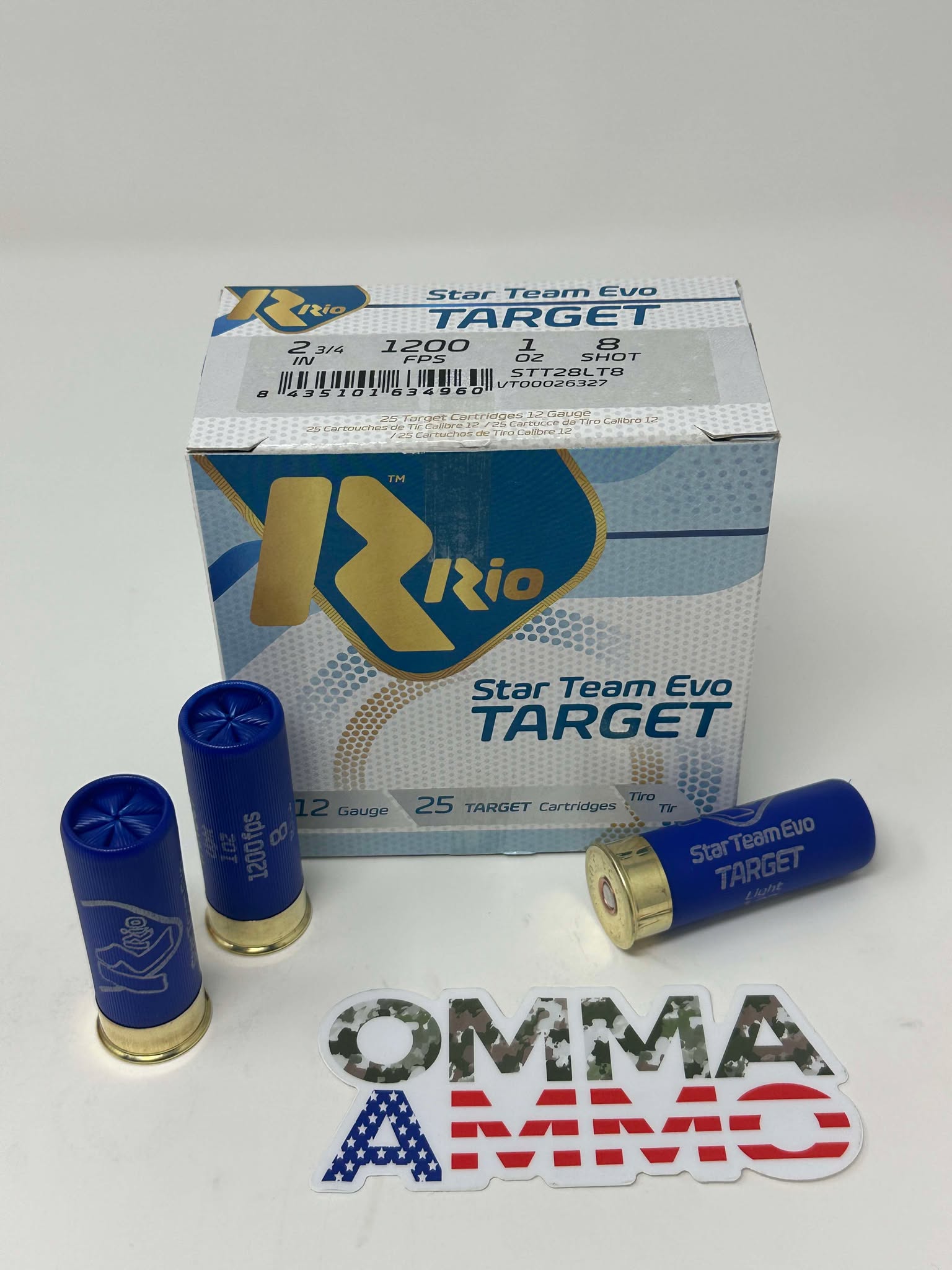 Star Team Target 28 light recoil, 12ga 2 3/4" #8 1oz STT28LT8