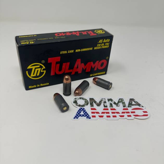 Tula 45 ACP 230gr FMJ 500RDS