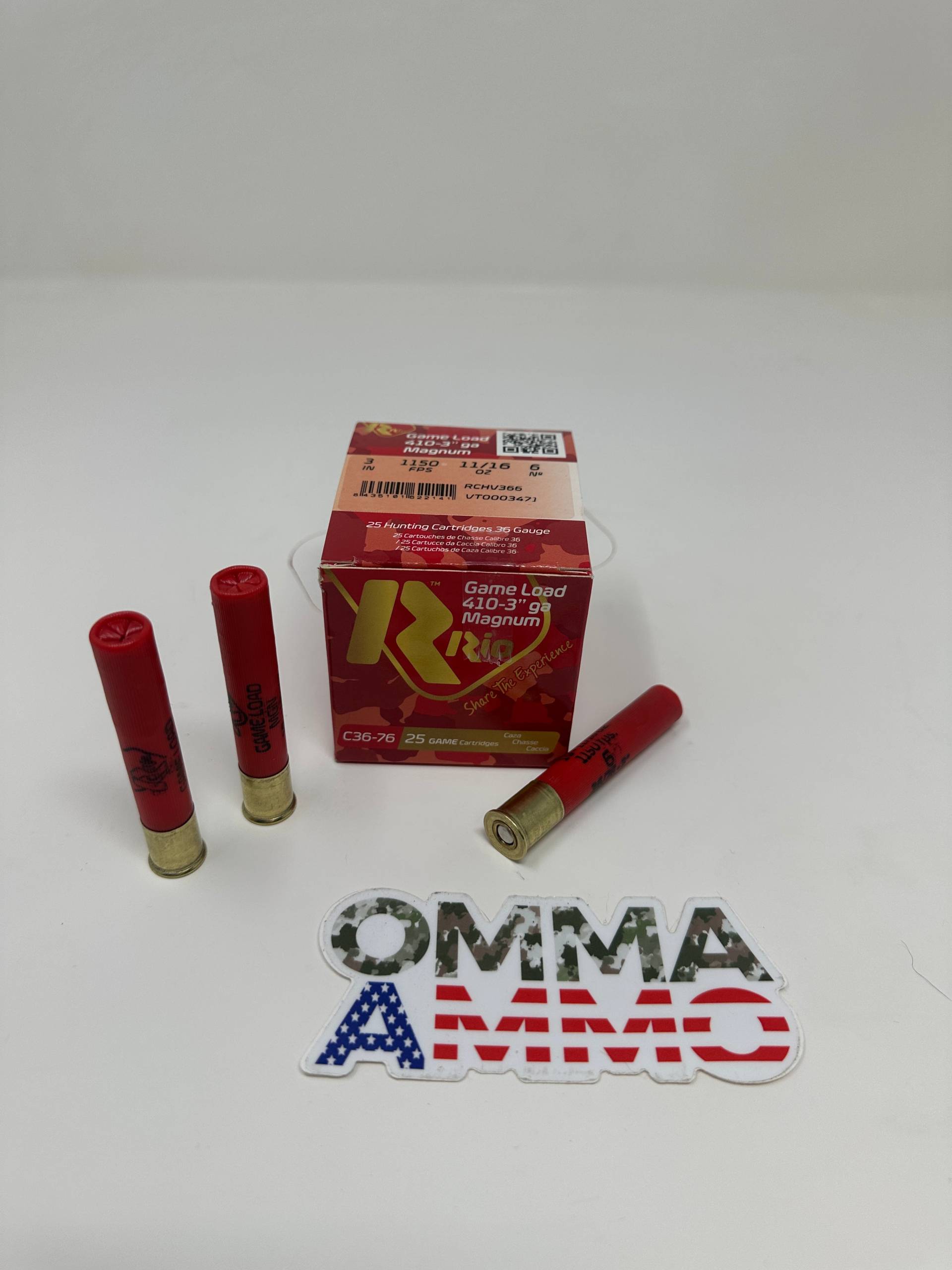 Rio Game Load 410 ga 3" #6 11/16oz RCHV366