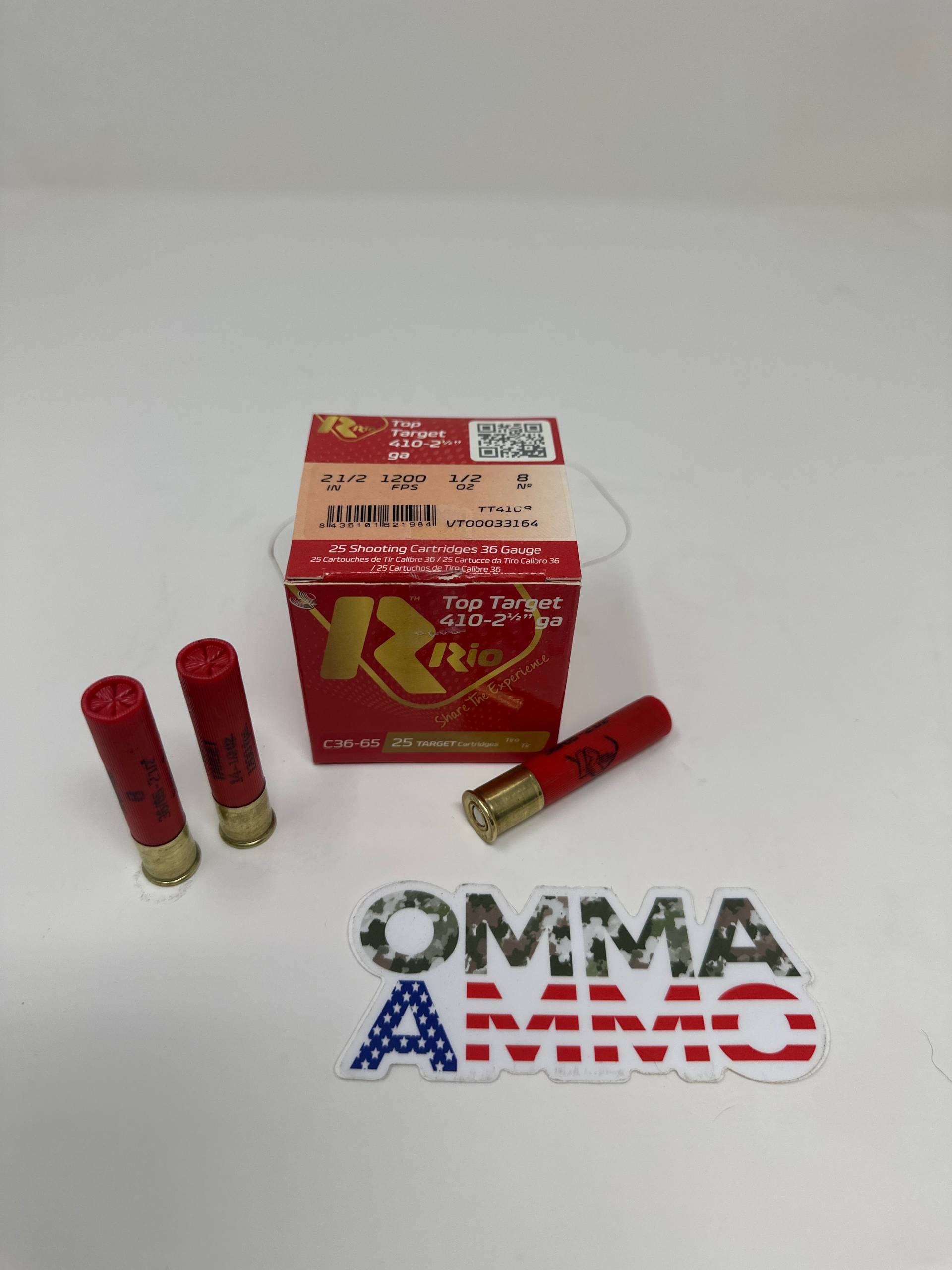 Rio Top Target 410 ga 2 1/2" #8 Shot 1/2oz TT4108