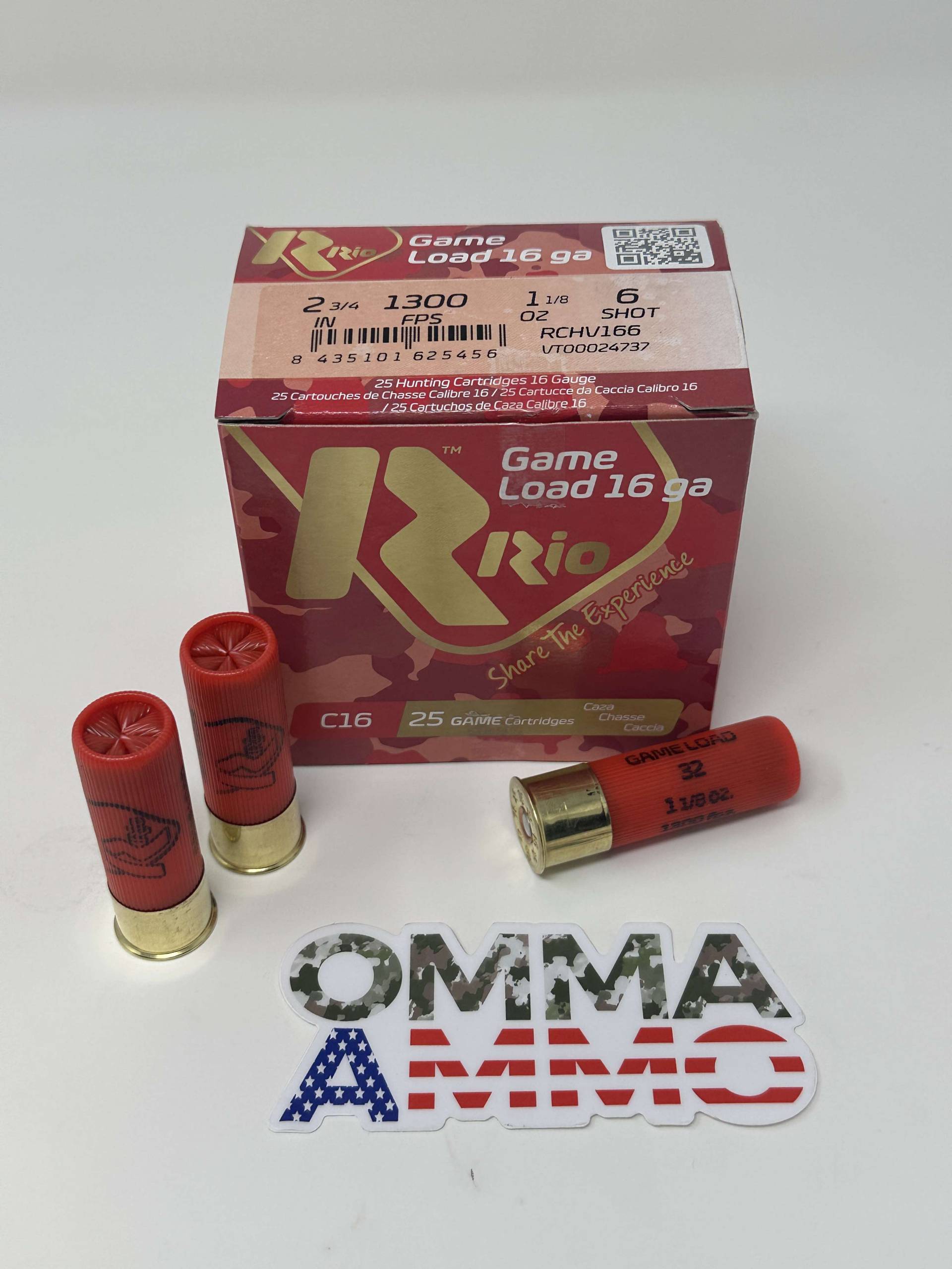 Game Load 32, 16ga, 2 3/4" #6 1 1/8oz RCHV166