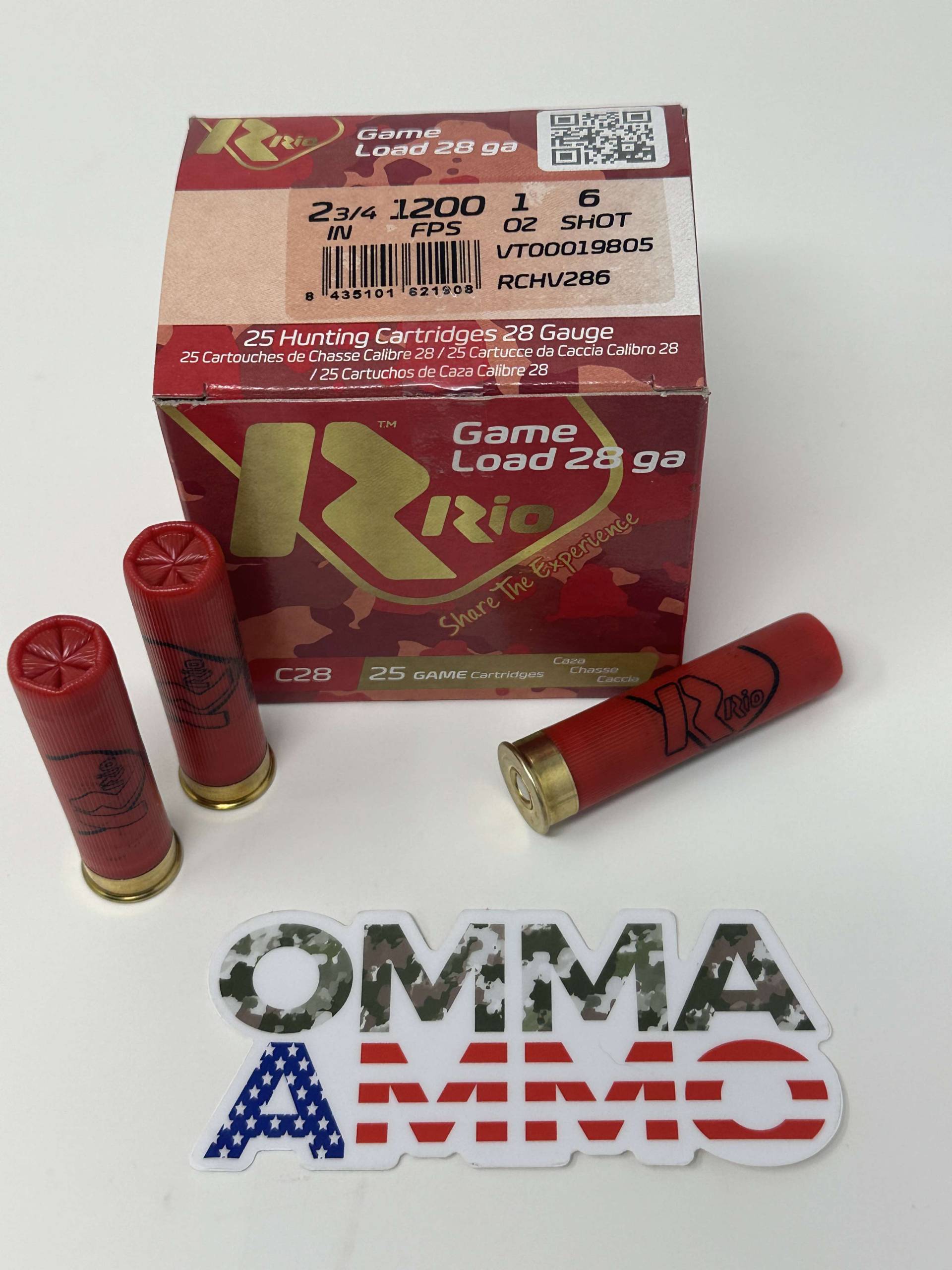 Game Load 28 28ga, 2 3/4" #6 1oz RCHV286