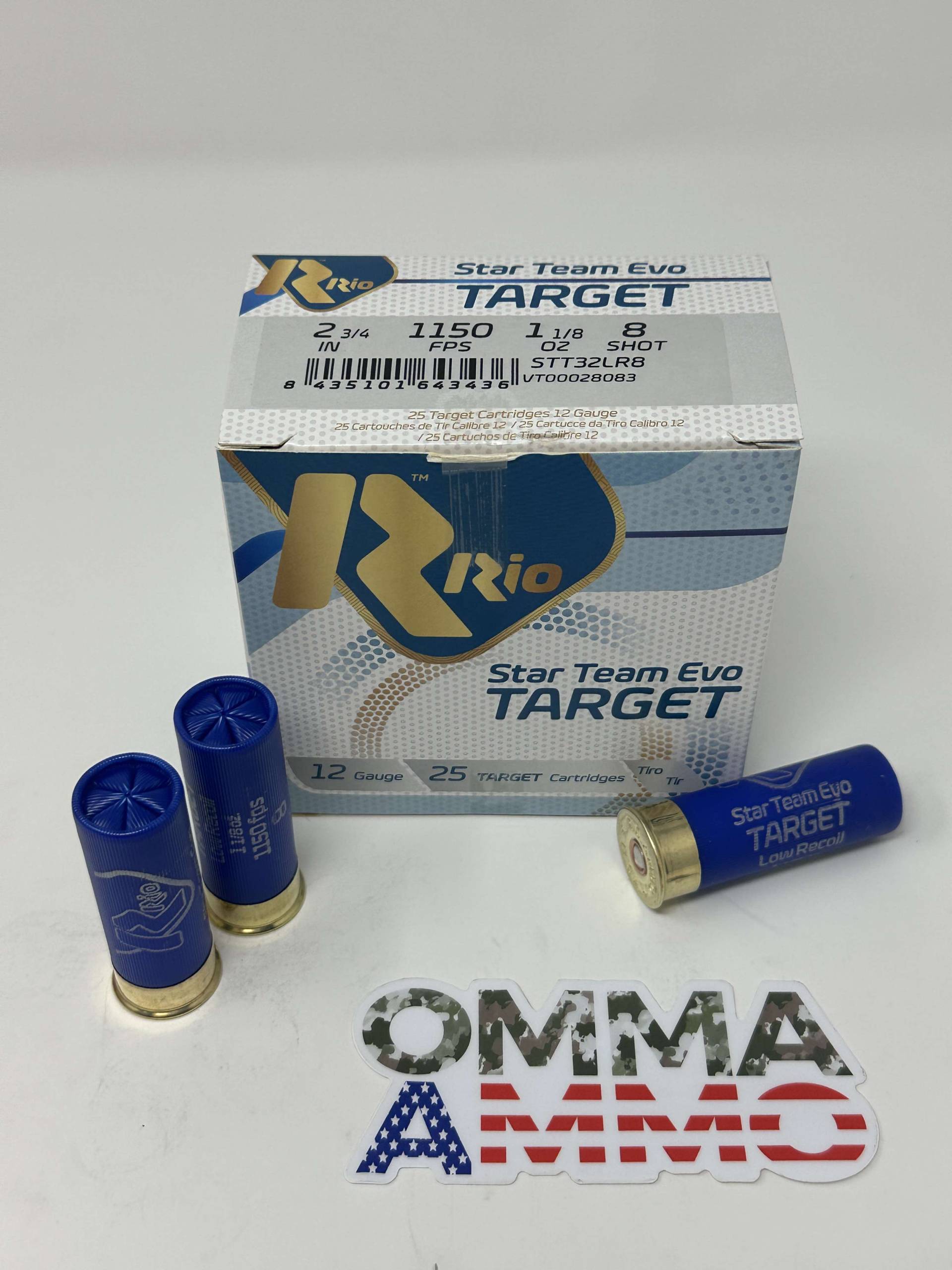 Star Team Target 32 Light Recoil, 12ga 2 3/4" #8 1 1/8oz STT32LR8