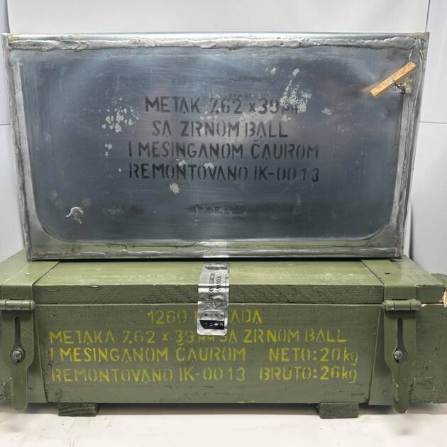7.62x39 Yugo M67 FMJ 124 GR